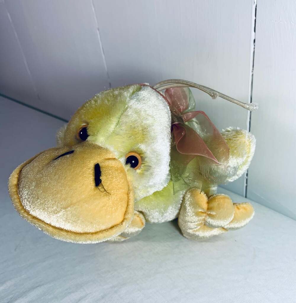 Yellow Duck Plush Dan Dee